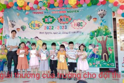 Ngày 25/05/2023 trường MG Bình Nguyên tổ chức lễ tổng kết năm học 2022-2023