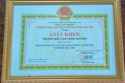 Hội thi ” Giáo dục an toàn giao thông” cấp huyện, năm học 2022-2023